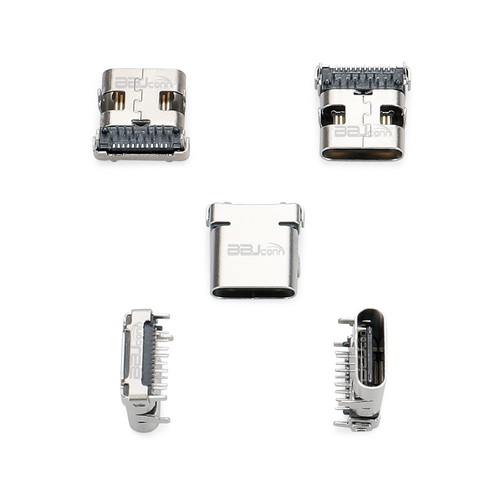 TYPE-C 24PIN　母座板上單殼 L=10.0---（UC.01.52-16-0003）_調整大小